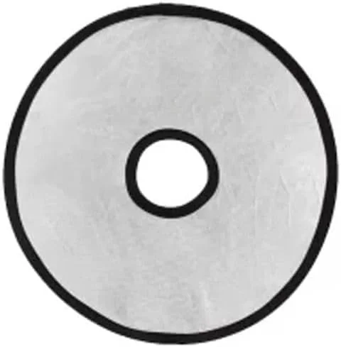 رفلکتور عکاسی گرد 2 در 1 دوربین رفلکس 80 سانتی متر | سطوح بازتابنده نقره ای و طلایی | طراحی مرکز توخالی | رفلکتور سبک و قابل حمل با کیف حمل (80 سانتی متر)