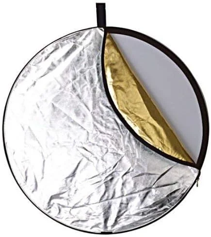 رفلکتور عکاسی 5 در 1 پاورپک 110 سانتی متری / 42 اینچی تاشو - نقره ای، طلایی، سفید و مشکی رفلکتور عکاسی 5 در 1 پاورپک 110 سانتی متری / 42 اینچی تاشو - نقره ای، طلایی، سفید و مشکی