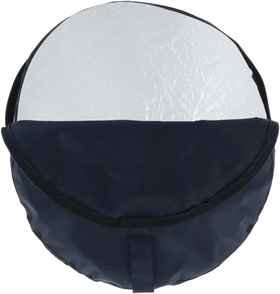 رفلکتور تاشو 5 در 1 رولی پرو 92 x 122 سانتی متر - رفلکتور تاشو بیضی شکل با روکش های مختلف (دیفیوزر، رفلکتور نقره ای، طلایی، سفید و سیاه)، برای عکاسی پرتره