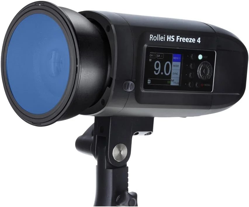 رفلکتور حرفه ای Rollei Pro - رفلکتور با زاویه انتقال 45 درجه و 5 ژل رنگی مغناطیسی، با اتصال Bowens