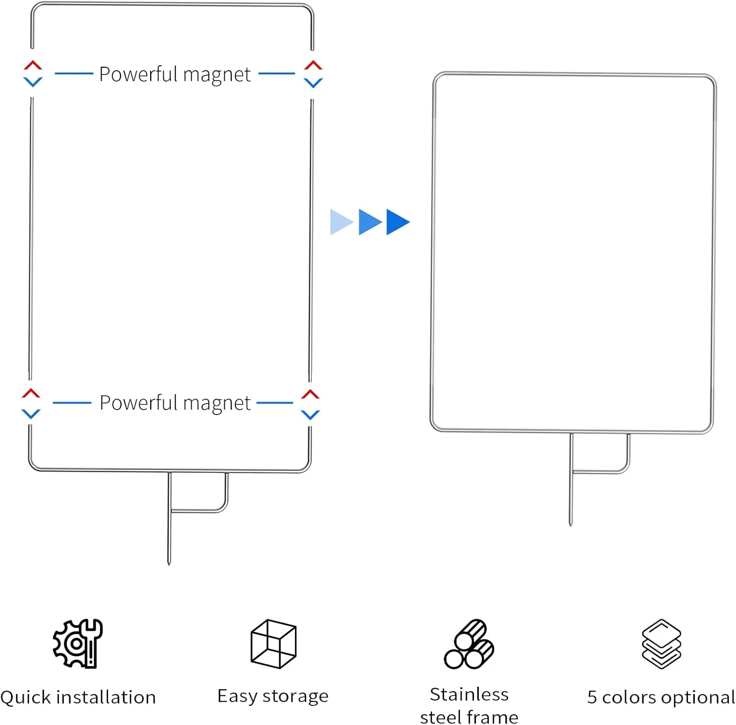 مجموعه پنل بازتابنده فلزی Selens با پارچه روکش سفید نرم، مشکی، نقره ای، طلایی و پخش کننده نور برای عکاسی استودیویی، فیلمبرداری ویدئویی، عکاسی پرتره، 75x90 سانتی متر