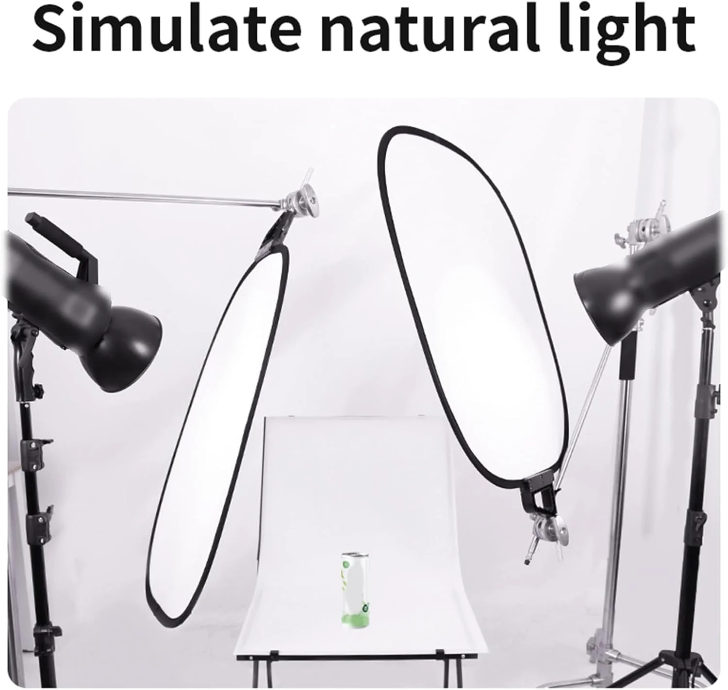 صفحه بازتابنده نور نرم تاشو برای عکاسی پرتره در فضای باز، بازتابنده های نور برای عکاسی، تاشو قابل حمل