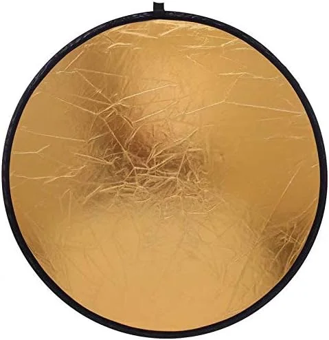 رفلکتور گرد عکاسی با ۵ رنگ برای انعکاس بهینه، قابل حمل و کاربردی برای عکاسی در فضای باز، مناسب برای تمام نگهدارندههای رفلکتور استاندارد (۶۰ سانتیمتر) رفلکتور گرد عکاسی با ۵ رنگ برای انعکاس بهینه، قابل حمل و کاربردی برای عکاسی در فضای باز، مناسب برای تمام نگهدارندههای رفلکتور استاندارد (۶۰ سانتیمتر)