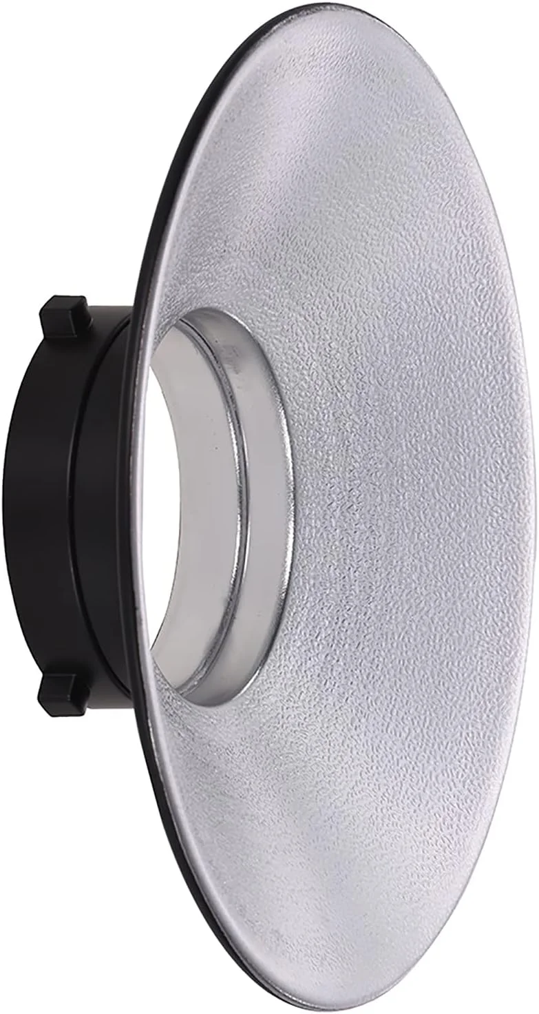 بازتابنده فلاش عکاسی زاویه باز 120 درجه، مانت بوونز، لوازم جانبی آلیاژ آلومینیوم