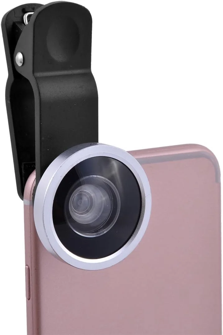 کیت لنز دوربین گوشی موبایل 3 در 1 شامل فیش آی، زاویه باز فوق العاده و ماکرو - رنگ نقره ای کیت لنز دوربین گوشی موبایل 3 در 1 شامل فیش آی، زاویه باز فوق العاده و ماکرو - رنگ نقره ای