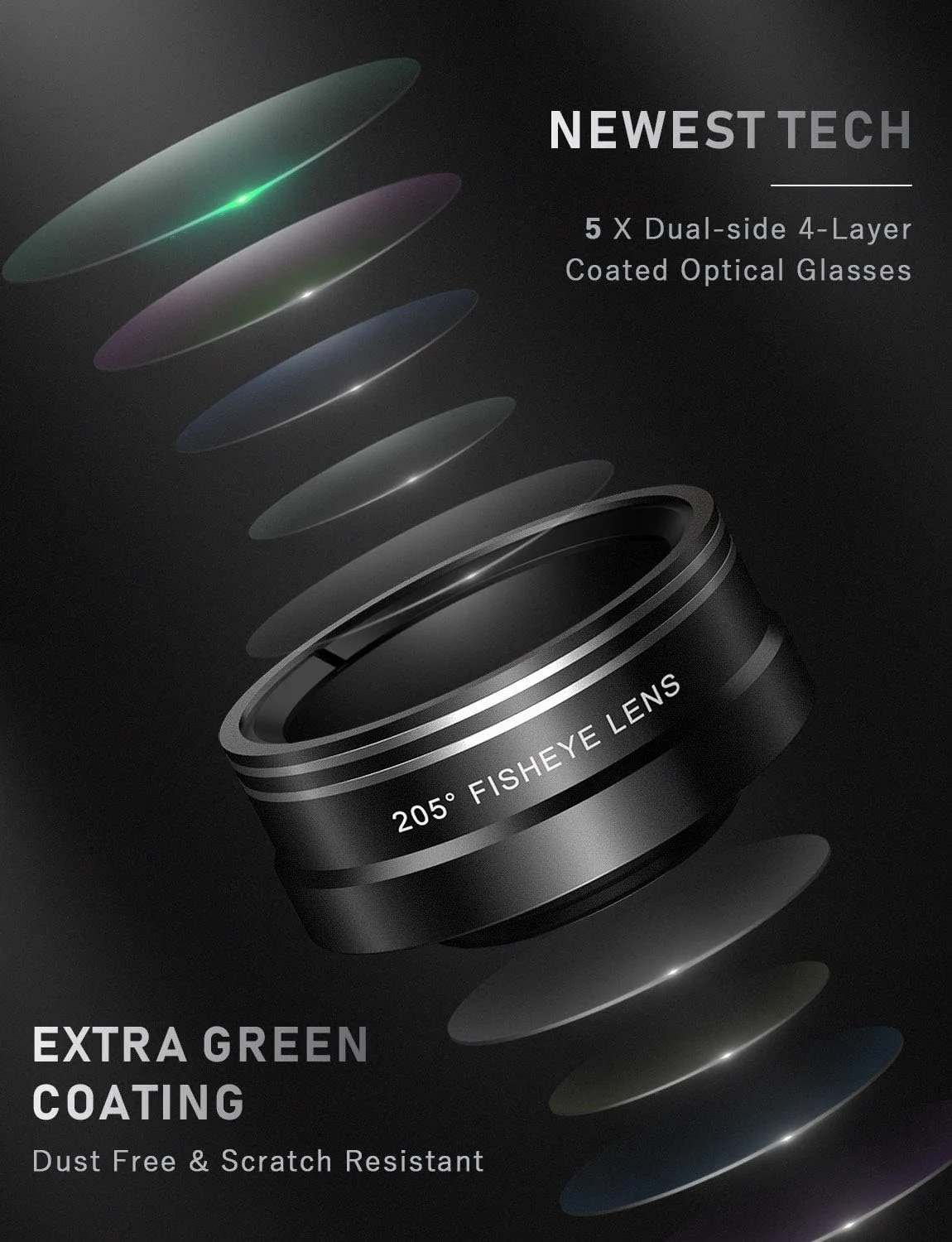 لنز دوربین گوشی برای آیفون، سامسونگ گلکسی و سایر گوشی ها، لنز تله فوتو 22X، لنز فیش آی 205 درجه، لنز سوپر واید انگل 0.67X و لنز ماکرو 25X، سه پایه فلزی، کیف مسافرتی و گیره جهانی لنز دوربین گوشی برای آیفون، سامسونگ گلکسی و سایر گوشی ها، لنز تله فوتو 22X، لنز فیش آی 205 درجه، لنز سوپر واید انگل 0.67X و لنز ماکرو 25X، سه پایه فلزی، کیف مسافرتی و گیره جهانی