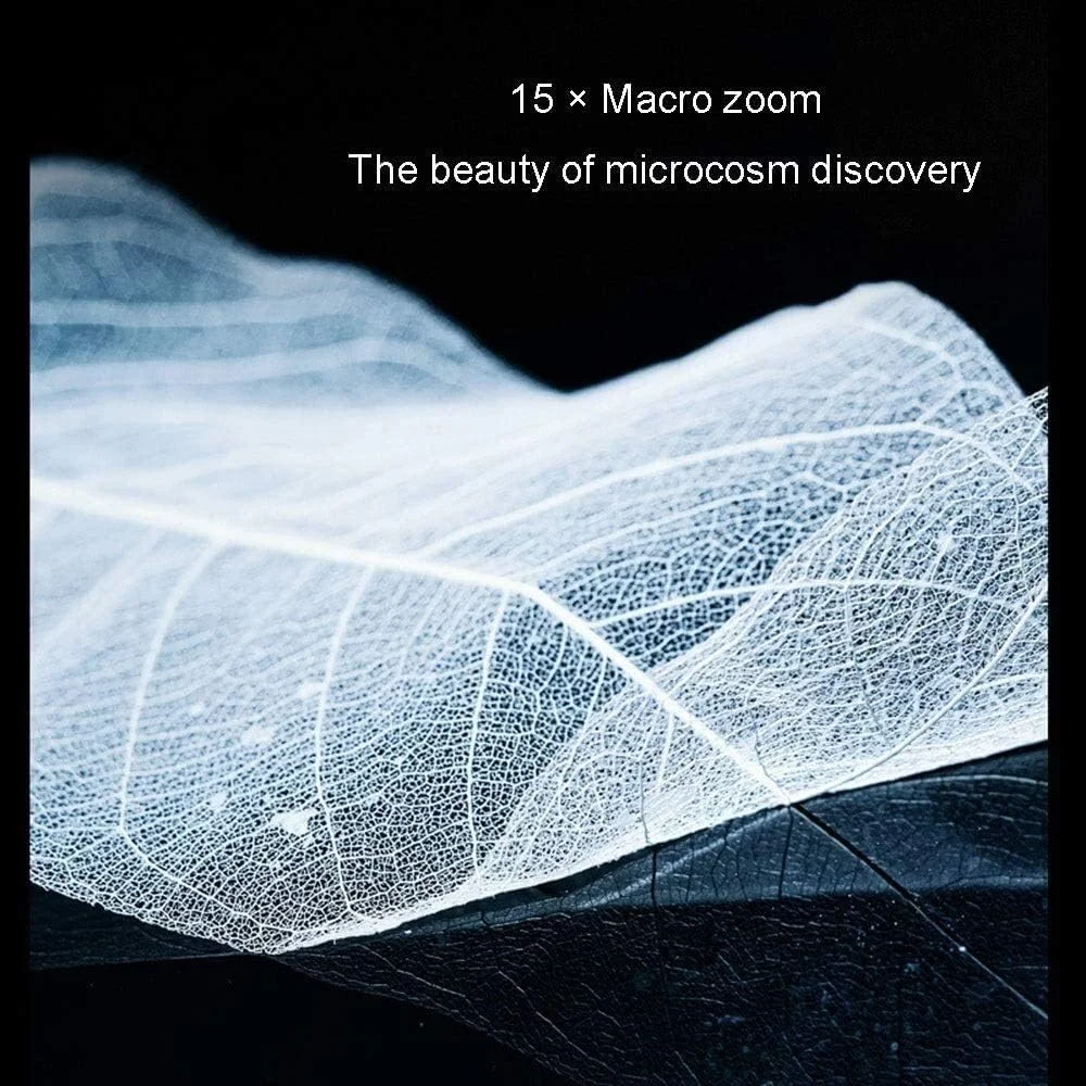 لنز دوربین گوشی، گروه لنز 2 در 1، لنز فوق عریض 4K HD 120 درجه، لنز ماکرو 15 برابر، سازگار با گوشی های هوشمند مختلف