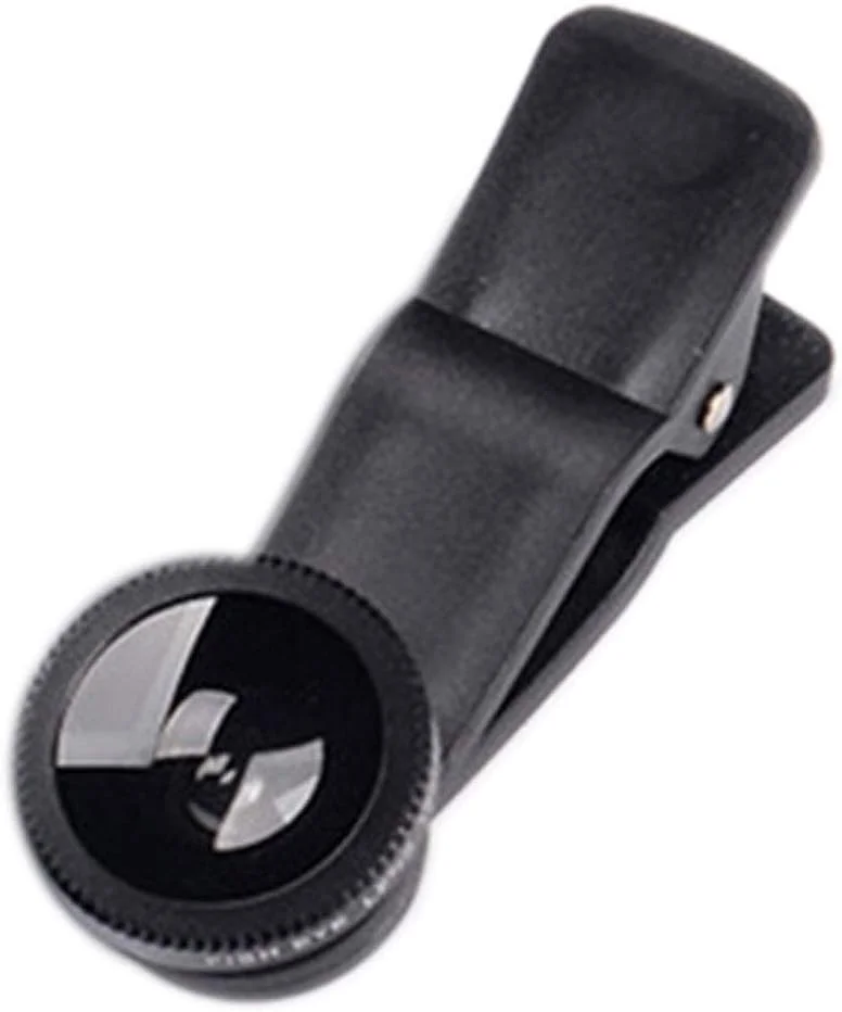 کیت لنز کلیپسی 3 در 1 جهانی دوربین گوشی هوشمند Showay Hegerby، لنز چشم ماهی 180 درجه، لنز ماکرو زاویه باز 0.67X