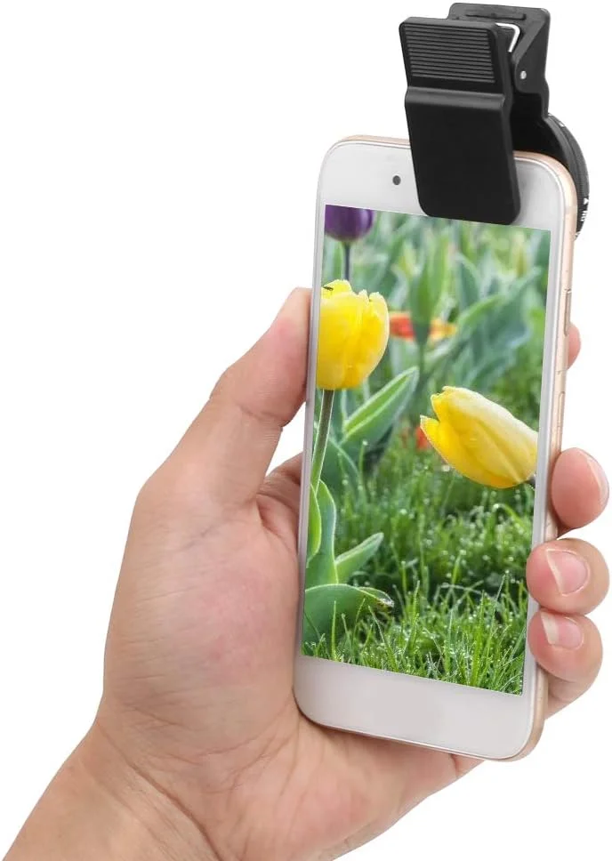 فیلتر لنز دوربین 37 میلی متری گیره ای ND 2 تا 400 با قابلیت تنظیم تراکم، پلاستیک آلیاژ آلومینیوم برای تلفن هوشمند