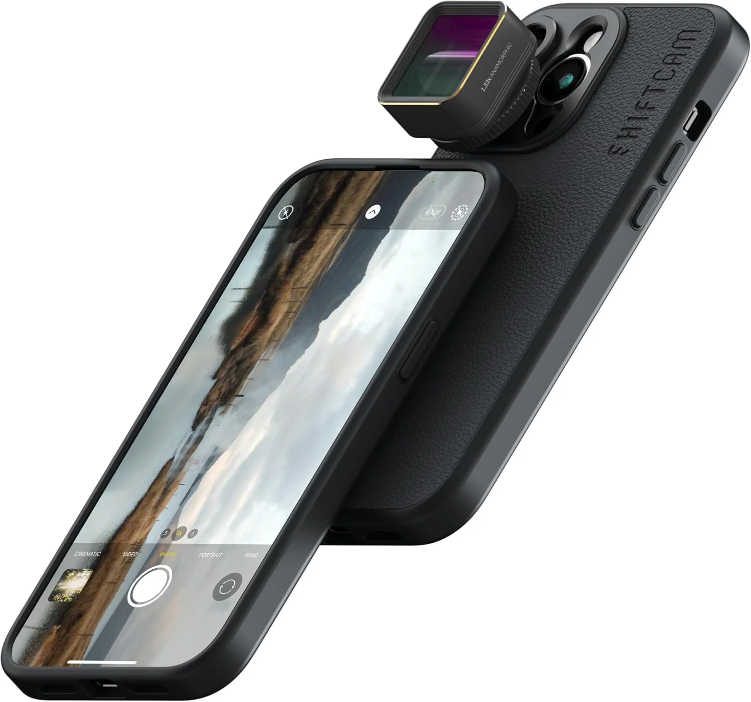 شیفت‌کم | لنز آنامورفیک LensUltra 1.33x - بزرگنمایی 1.33x، زاویه 113 درجه - تبدیل فیلم موبایل، نسبت صفحه عریض جذاب، Flare سینمایی لنز، دیدگاه‌های سورئال، طراحی عالی