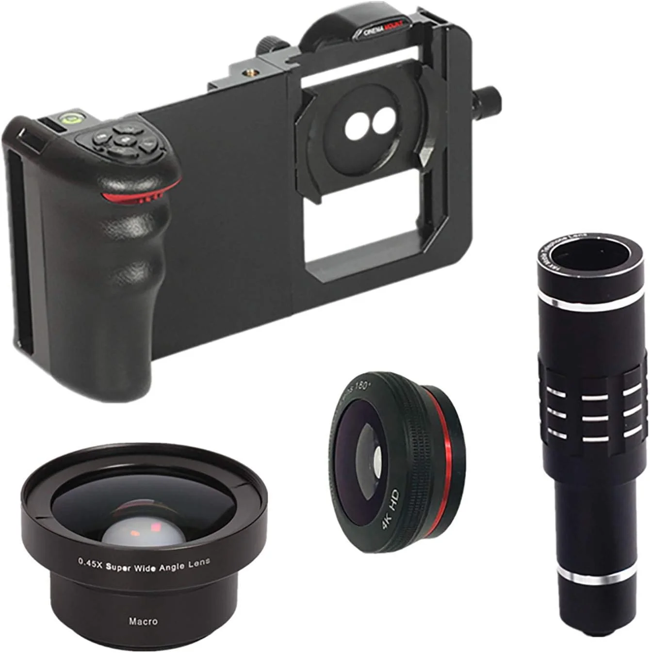 ست لنز تلفن هوشمند، شامل لنز چشم ماهی، کیفیت تصویر بالا، اعوجاج و قابلیت دید در تاریکی مادون قرمز ست لنز تلفن هوشمند، شامل لنز چشم ماهی، کیفیت تصویر بالا، اعوجاج و قابلیت دید در تاریکی مادون قرمز