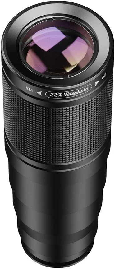 کیت لنز دوربین گوشی فلزی 4 در 1 مدل 22X105 شامل لنز تله فوتو 22X، فیش آی، واید انگل، ماکرو، سه پایه و گیره برای عکاسی حرفه ای با گوشی هوشمند کیت لنز دوربین گوشی فلزی 4 در 1 مدل 22X105 شامل لنز تله فوتو 22X، فیش آی، واید انگل، ماکرو، سه پایه و گیره برای عکاسی حرفه ای با گوشی هوشمند