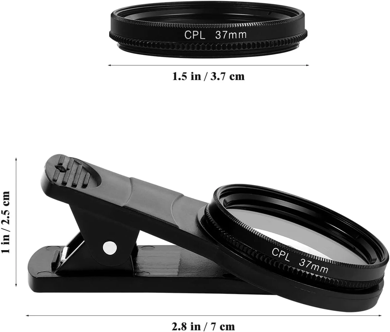 لنز دوربین گوشی UKCOCO - لنز عکاسی حرفه ای برای گوشی های هوشمند، لنز فیلتر CPL کلیپسی، فیلتر پلاریزه 37 میلی متری دایره ای سازگار با گوشی های هوشمند لنز دوربین گوشی UKCOCO - لنز عکاسی حرفه ای برای گوشی های هوشمند، لنز فیلتر CPL کلیپسی، فیلتر پلاریزه 37 میلی متری دایره ای سازگار با گوشی های هوشمند