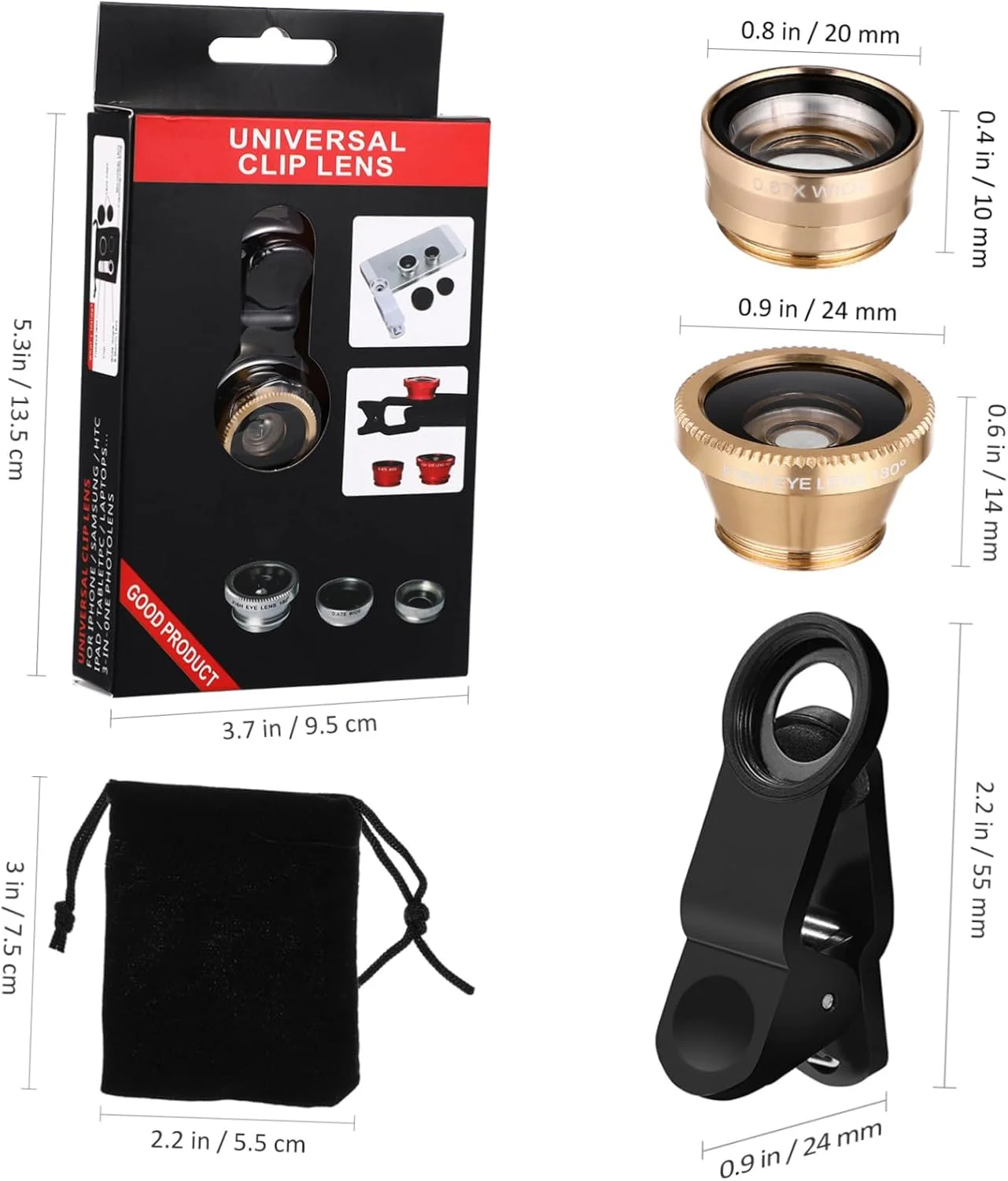 لنز دوربین موبایل ULTECHNOVO، لنز دوربین تلفن همراه، لنز تلفن لنز دوربین موبایل ULTECHNOVO، لنز دوربین تلفن همراه، لنز تلفن