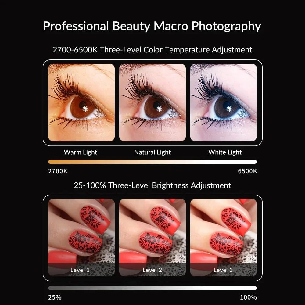 گیره نگهدارنده گوشی یونیورسال FL23 با نور پرکننده LED، رزوه 17 و 37 میلیمتری، مانت کفشک سرد، سوراخ پیچ 1/4 اینچی، آداپتور لنز سازگار با گوشیهای هوشمند اندروید، لنزهای ماکرو، واید انگل و فیشآی گیره نگهدارنده گوشی یونیورسال FL23 با نور پرکننده LED، رزوه 17 و 37 میلیمتری، مانت کفشک سرد، سوراخ پیچ 1/4 اینچی، آداپتور لنز سازگار با گوشیهای هوشمند اندروید، لنزهای ماکرو، واید انگل و فیشآی