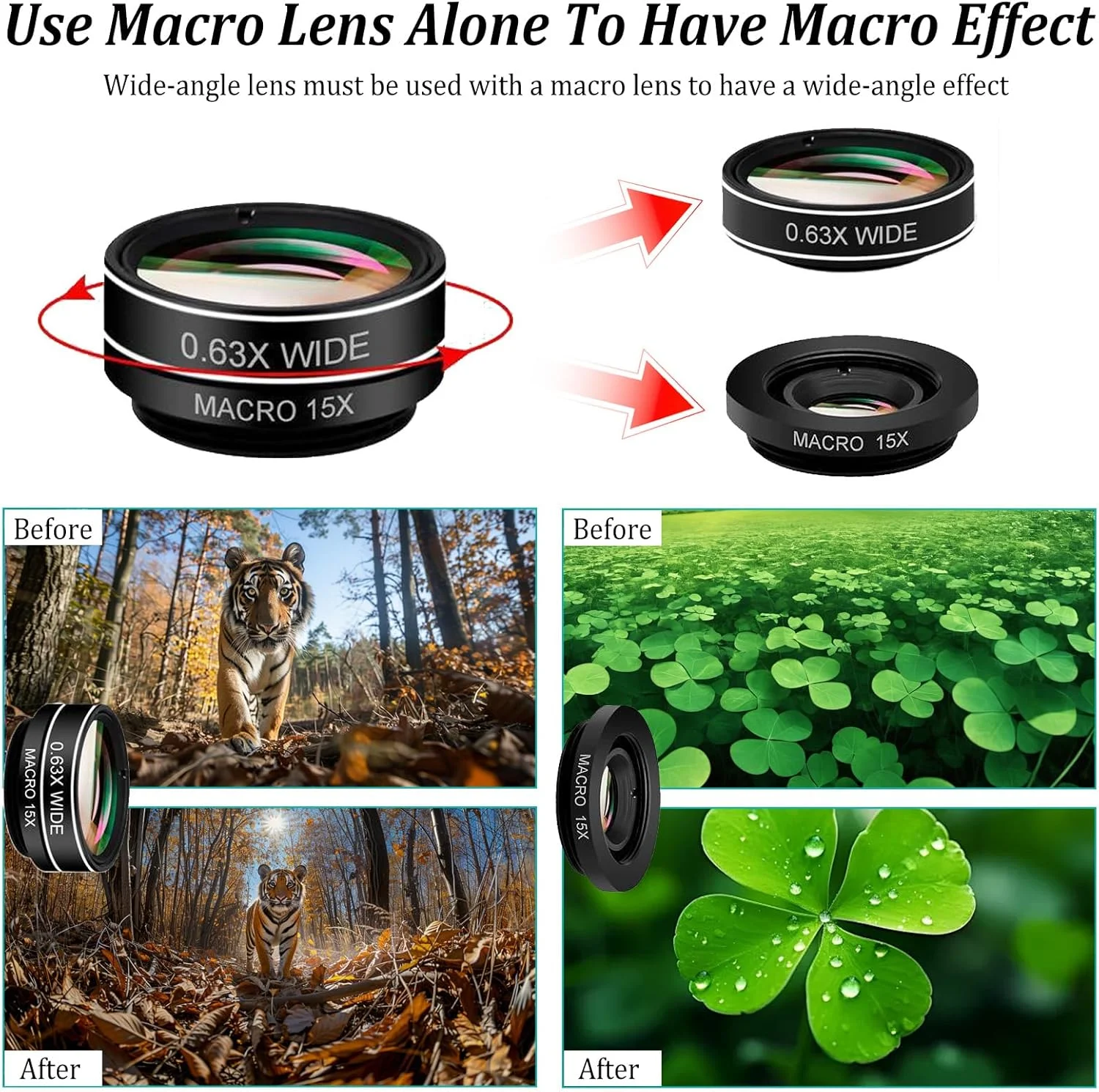 لنز دوربین موبایل یونیورسال 10 در 1، لنز فیش آی 198 درجه، زاویه دید عریض 0.63x، لنز ماکرو 15x، فیلترهای کالیدوسکوپ/استارلایت/فلو/CPL برای تلفن های هوشمند لنز دوربین موبایل یونیورسال 10 در 1، لنز فیش آی 198 درجه، زاویه دید عریض 0.63x، لنز ماکرو 15x، فیلترهای کالیدوسکوپ/استارلایت/فلو/CPL برای تلفن های هوشمند