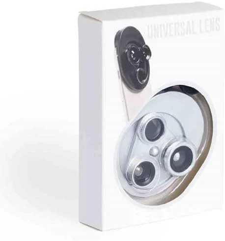 کیت لنز دوربین گوشی هوشمند 4 در 1 یونیورسال – نقره ای | لنزهای واید انگل، ماکرو، فیش آی و تله فوتو با طراحی گیره ای | سازگار با آیفون، سامسونگ، اندروید و غیره (سفید) کیت لنز دوربین گوشی هوشمند 4 در 1 یونیورسال – نقره ای | لنزهای واید انگل، ماکرو، فیش آی و تله فوتو با طراحی گیره ای | سازگار با آیفون، سامسونگ، اندروید و غیره (سفید)