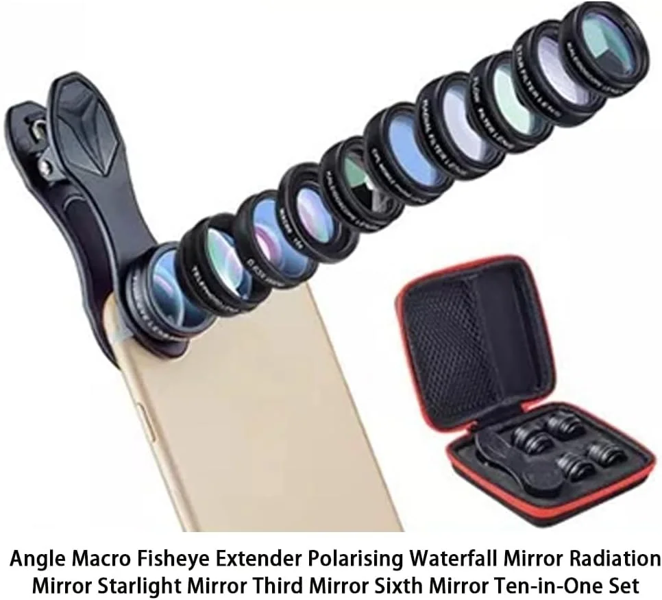لنز دوربین موبایل یونیورسال 10 در 1، سازگاری آسان، مناسب برای اکثر گوشی ها لنز دوربین موبایل یونیورسال 10 در 1، سازگاری آسان، مناسب برای اکثر گوشی ها