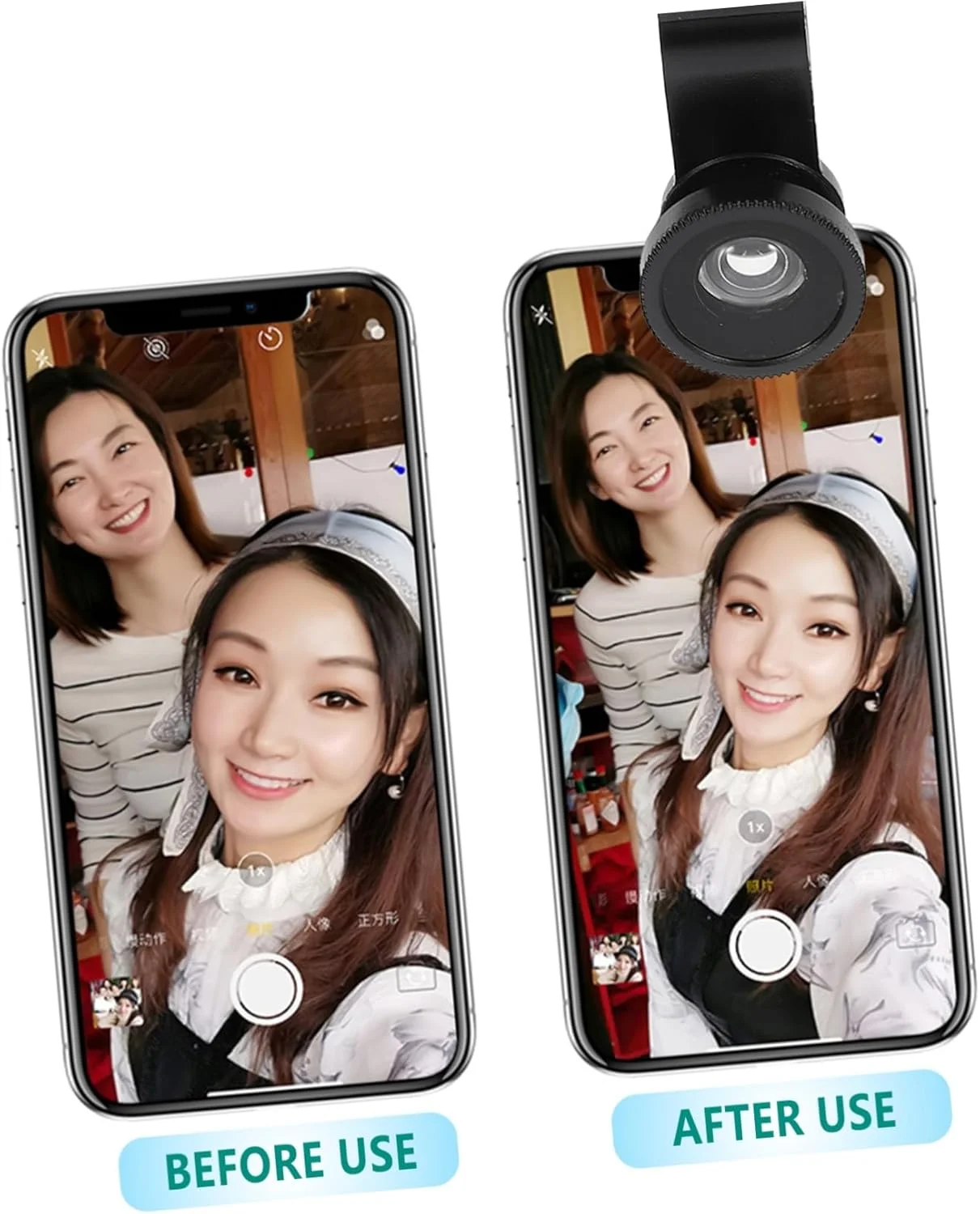 یوآنلی‌تک ۶ ست لنز چشم‌ماهی تلفن همراه، لنز چشم‌ماهی برای تلفن، کیت لنز دوربین گوشی هوشمند، لنزهای تلفن، تلفن‌های هوشمند ۳ در ۱، لنز دوربین تلفن، لنز زاویه باز پلاستیکی مناسب سفر