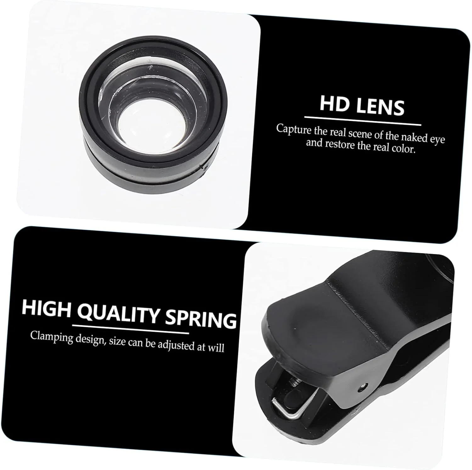 یوآنلی‌تک ۶ ست لنز چشم‌ماهی تلفن همراه، لنز چشم‌ماهی برای تلفن، کیت لنز دوربین گوشی هوشمند، لنزهای تلفن، تلفن‌های هوشمند ۳ در ۱، لنز دوربین تلفن، لنز زاویه باز پلاستیکی مناسب سفر