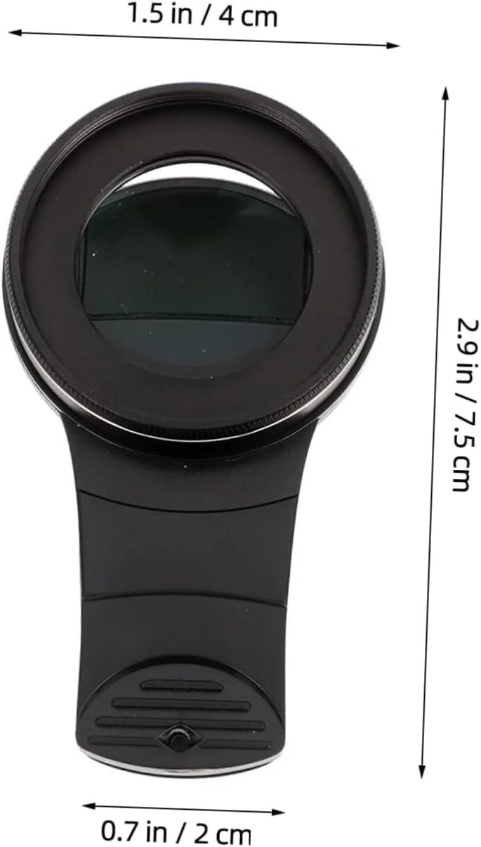 لنز ماکرو 15x Veemoon، اتصال لنز تلفن، لنز تلفن اپتیک با وضوح بالا، نصب آسان، لنز خارجی تلفن برای عکاسی ماکرو