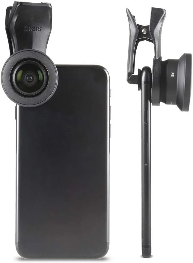 لنز دوربین موبایل چشمماهی ماکرو SIRUI Black نسخه ارتقا یافته 170°FE به همراه آداپتور گیره لنز موبایل لنز دوربین موبایل چشمماهی ماکرو SIRUI Black نسخه ارتقا یافته 170°FE به همراه آداپتور گیره لنز موبایل