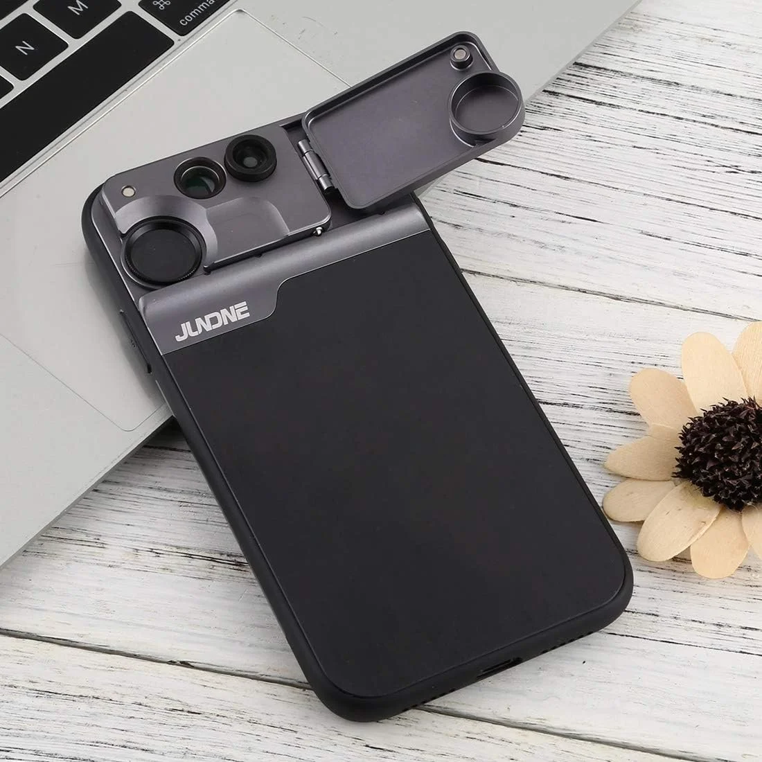 کاور موبایل YYQ با لنزهای فیش آی، ماکرو و تله فوتو برای آیفون 11 (مدل جدید)