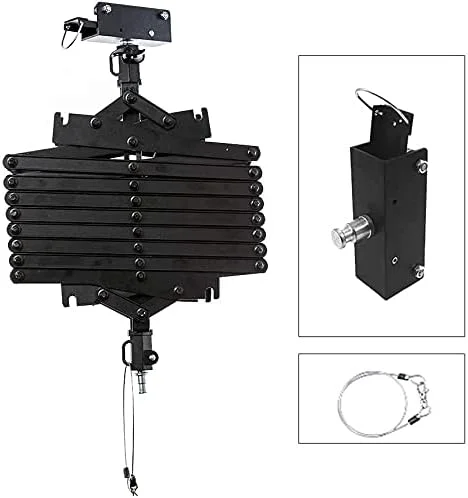 پانتوگراف سقفی سیستم نورپردازی استودیویی DATOU BOSS، کیت پانتوگراف عکاسی با قرقره، پانتوگراف فلاش برای تجهیزات استودیو عکاسی (43 سانتی متر، 1 عدد)