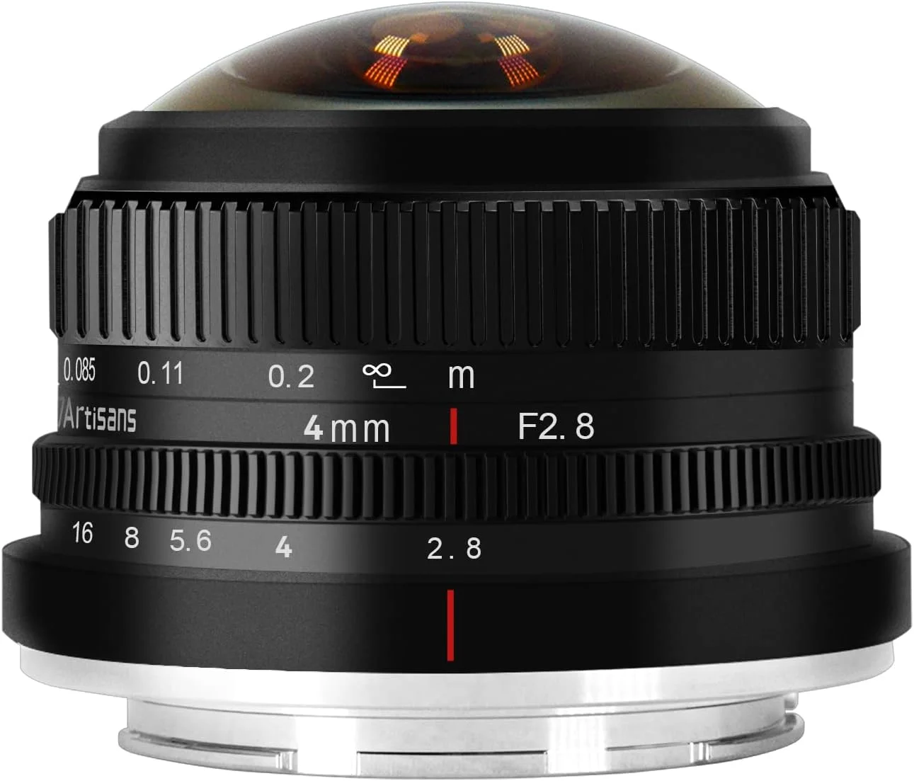لنز 7artisans 7.5mm F2.8 Fisheye با زاویه دید فوق العاده باز و فوکوس دستی، سازگار با دوربین های بدون آینه Sony E-Mount مدل A6300 A6400 A6500 NEX-3 NEX-3N NEX-5T NEX-5R A7 A7II A7RIII