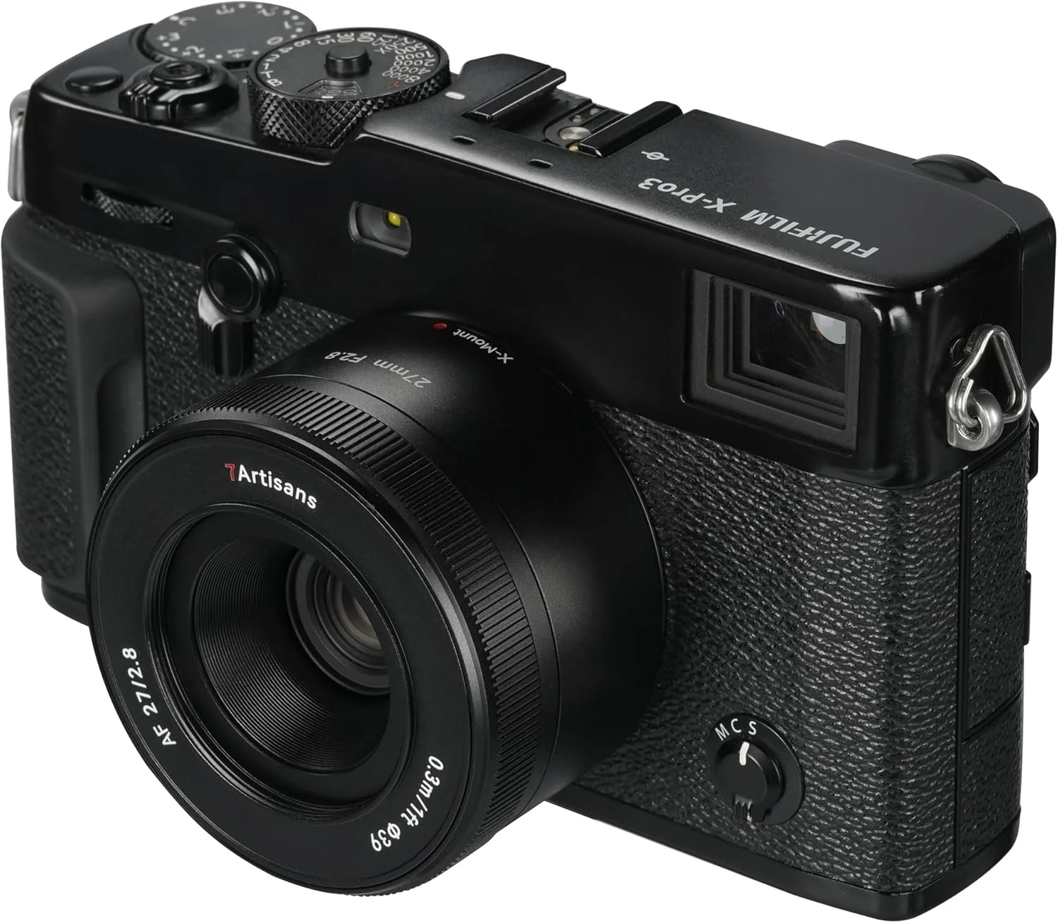 لنز دوربین 7artisans 27mm F2.8 با فوکوس خودکار برای فوجی X مانت، APS-C، دیافراگم بزرگ، پرایم، لنزهای دوربین STM AF برای سری فوجی X-H,X-T,X-S,X-PRO,X-E,X-A، X-H1,X-H2,X-H2S,X-T5,X-T4,X-T3,X-T50,X-T30