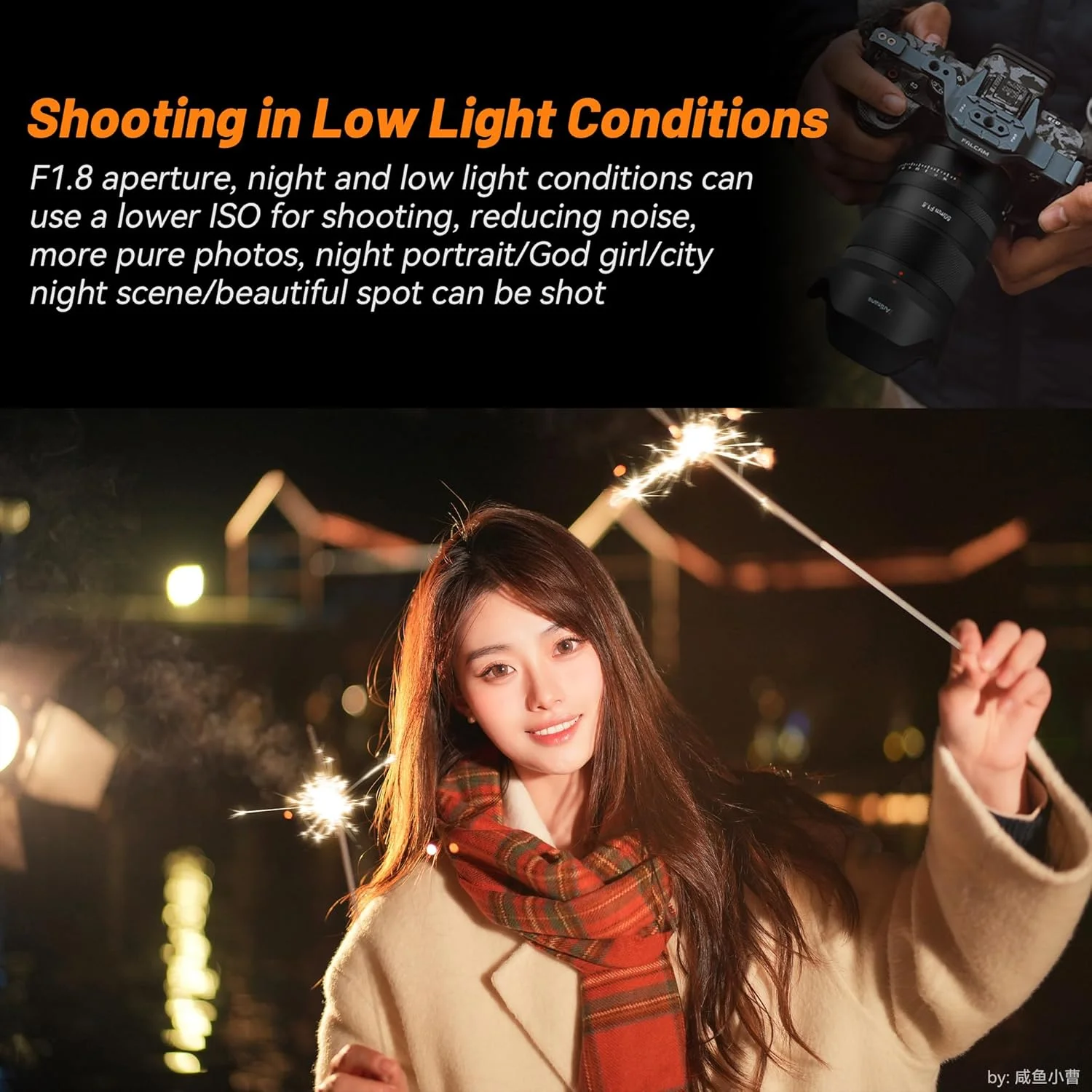 لنز فول فریم 50mm F1.8 با فوکوس خودکار 7artisans، دیافراگم بزرگ F1.8، پشتیبانی از دیافراگم خودکار/دستی و تشخیص چهره/چشم، سازگار با Leica/Panasonic LUMIX S Series/Sigma L S1, S5, S9 Serise