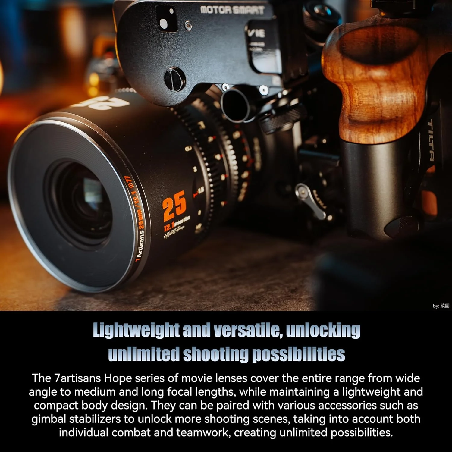 لنز سینمایی حرفه ای 7artisans 85mm T2.1 سری Hope با فریم S35 سازگار با دوربین های بدون آینه با مانت Fuji X، برای FUJIFILM X-S20/X-T5/X-H2/X-T4/X-H2S/X-T3/X-S10 (مشکی) لنز سینمایی حرفه ای 7artisans 85mm T2.1 سری Hope با فریم S35 سازگار با دوربین های بدون آینه با مانت Fuji X، برای FUJIFILM X-S20/X-T5/X-H2/X-T4/X-H2S/X-T3/X-S10 (مشکی)