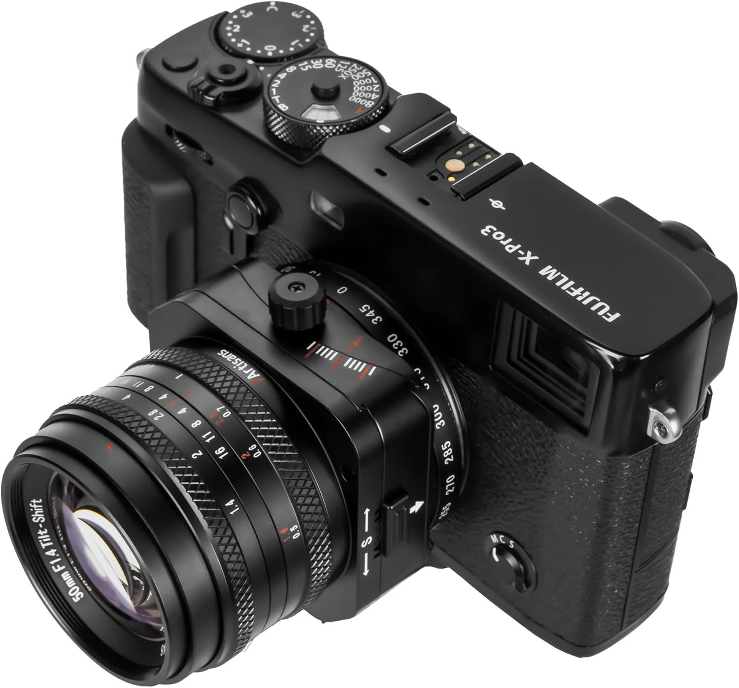 لنز تیلت-شیفت 50mm F1.4 هفت آرتیسان، لنز پرایم با دیافراگم باز APS-C سازگار با دوربین های بدون آینه فوجی X مانت X-T5 X-H2S X-S10 X-T30II X-T20 X-T10 X-T4/-T3/-T2/-PRO3/-M1/-H1/-E4