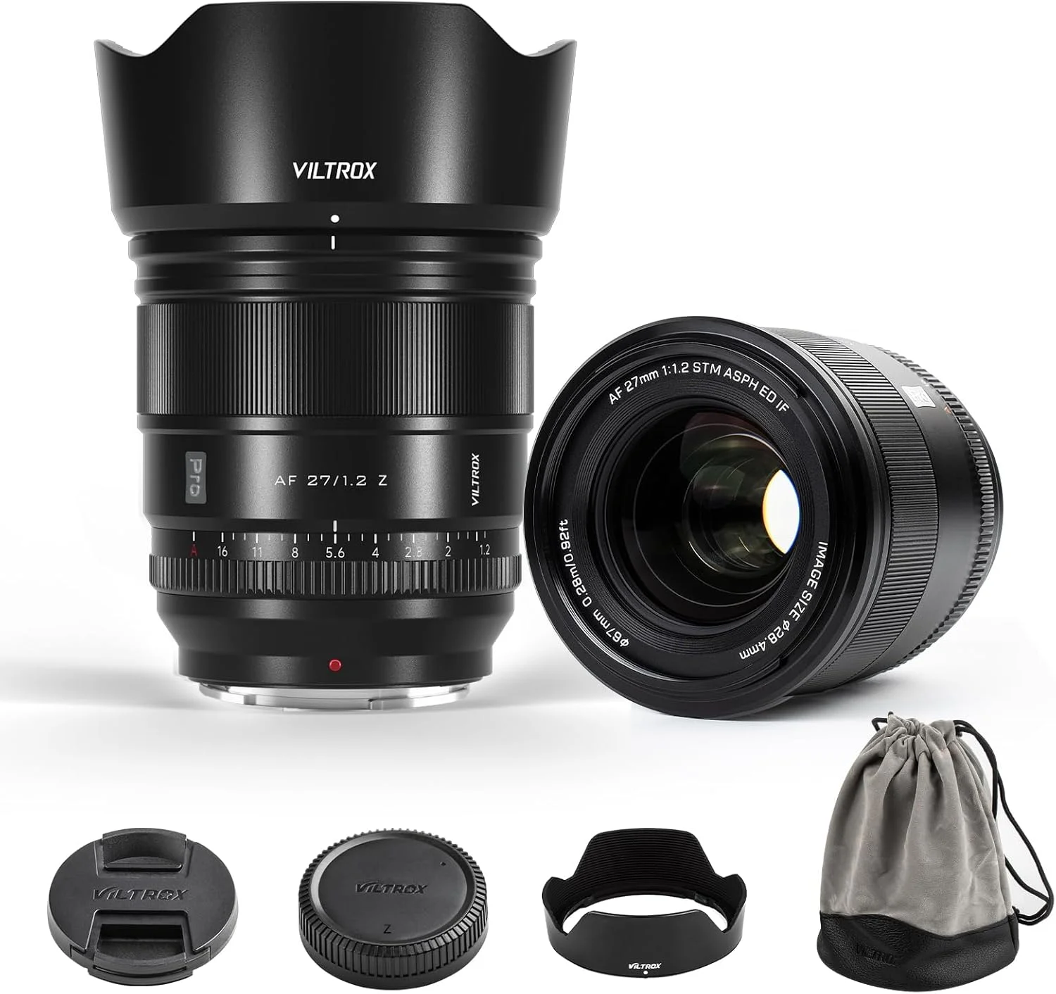 لنز ویلتراکس 27mm F1.2 Pro AF با مانت نیکون Z، لنز پرایم 27mm F/1.2 Pro Z با دیافراگم فوق العاده بزرگ APS-C برای دوربین های نیکون Z9 Z8 Z7 Z6 Z5 Z50 Z30، SBWZ-27MMF1.2Z