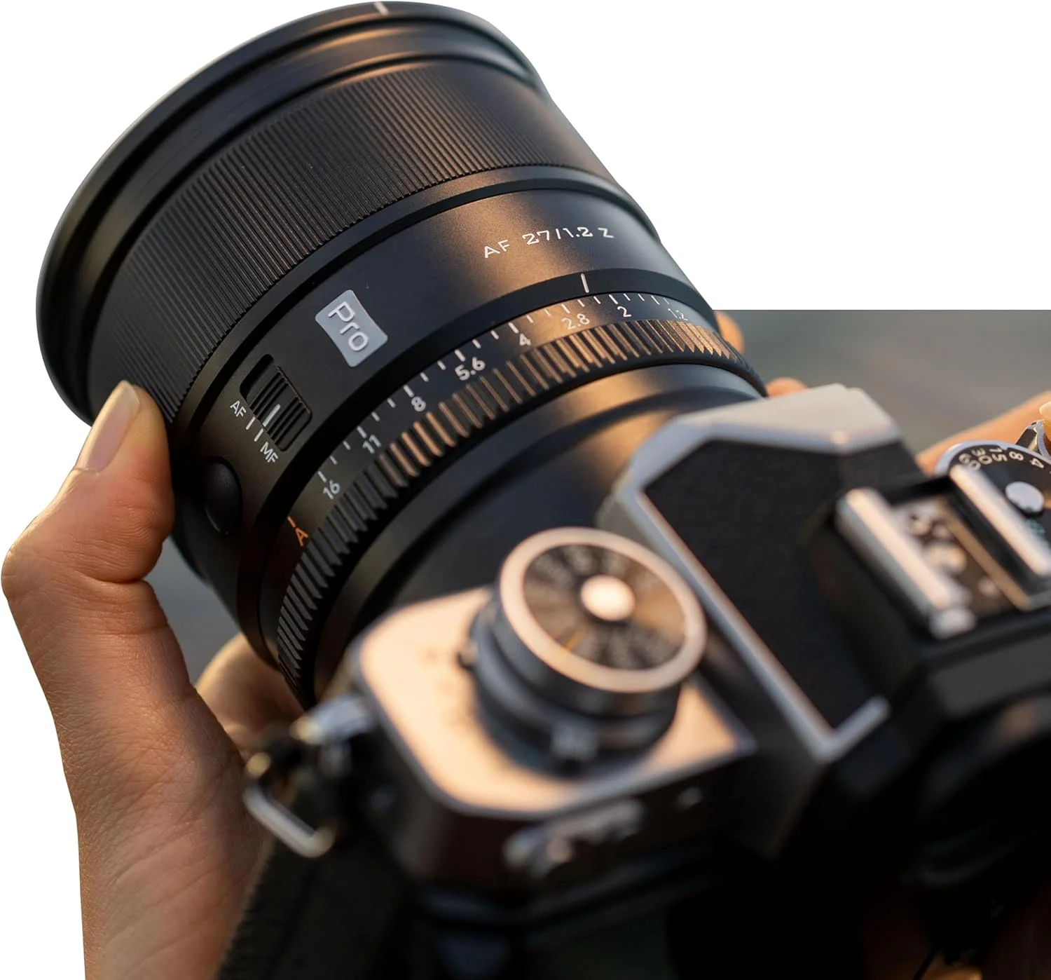لنز ویلتراکس AF 27mm F1.2 Pro با مانت Z برای دوربین های بدون آینه نیکون Z9 Z8 Z7II Z6II Z5 Zf Zfc Z30 Z50، لنز پرایم فوکوس خودکار 27/1.2 با دیافراگم بزرگ برای پرتره، خیابان و فیلم