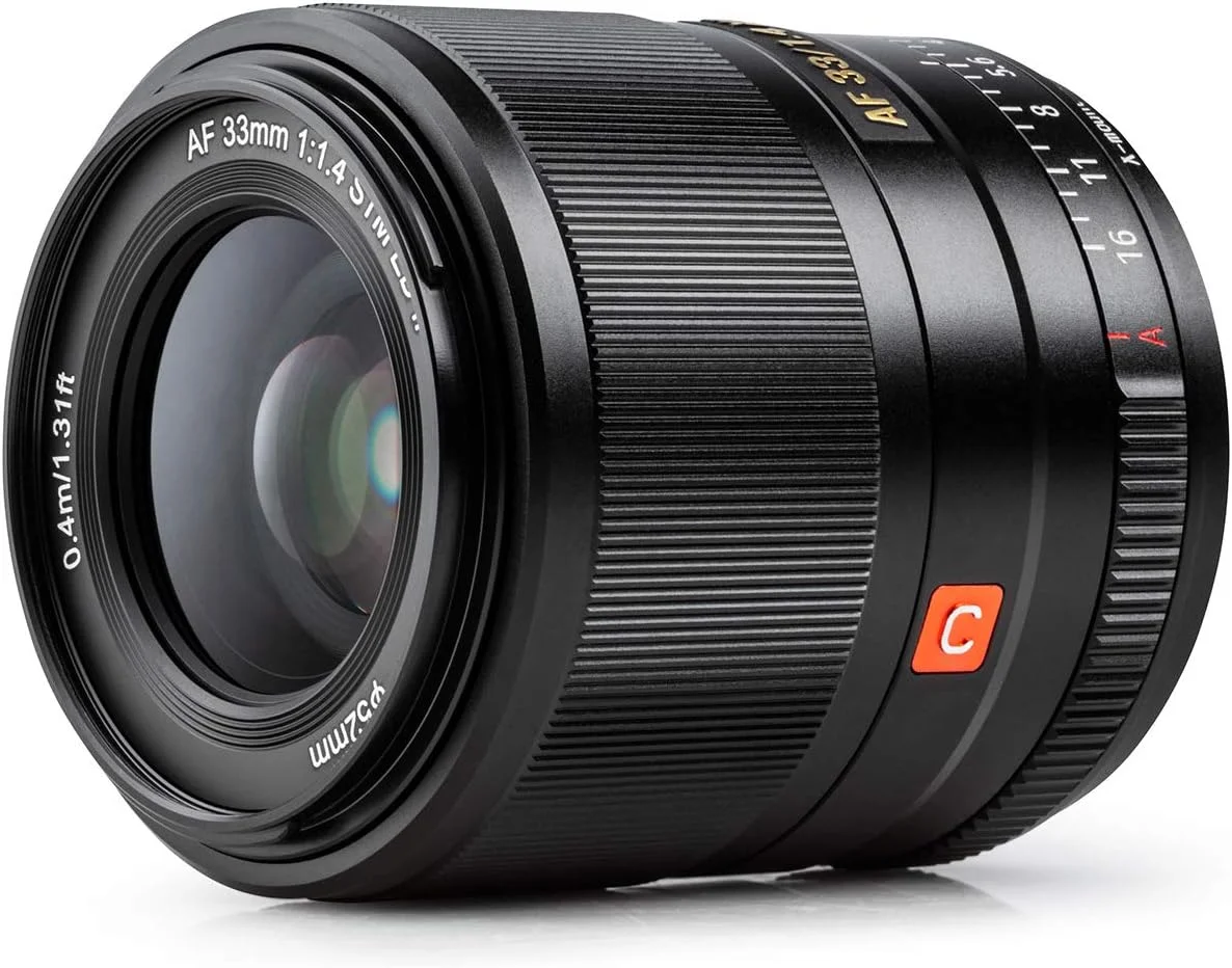 لنز دوربین VILTROX AF33/1.4 XF 33mm F1.4 با دیافراگم بزرگ و فوکوس خودکار، لنز پرایم مناسب برای پرتره و منظره، سازگار با دوربین های ILDC فوجی فیلم X-mount مدل های X-T3 X-T2 X-T30 X-T20 X-T10 X-T100 X-Pro2 X-H1