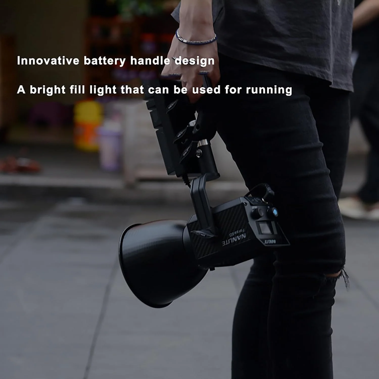 چراغ ال ای دی عکاسی، لامپ تنگستن 600 واتی با روشنایی بالا، 4 جلوه نوری ویژه، چراغ عکاسی قابل حمل، طراحی بی صدا، نورپردازی خروجی مداوم