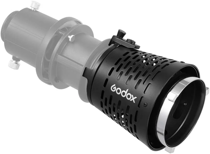 آداپتور اتصال مانت بوئنز گودکس SA-17 به پروژکتور گودکس SA-P، ایجاد جلوه های تئاتری با نور مداوم ال ای دی مانت بوئنز، کنترل دقیق نورپردازی برای ویدیو و عکاسی