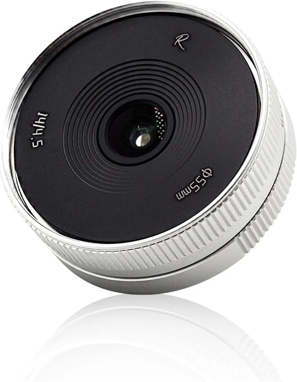 لنز پرایم 14mm F4.5 الترا واید انگل APS-C دستی AstrHori بدون اعوجاج با اسلات فیلتر سازگار با دوربین های بدون آینه Canon EF-M-Mount مدل های M,M2,M3,M5,M6,M10,M100,M50,M50II (نقره ای)