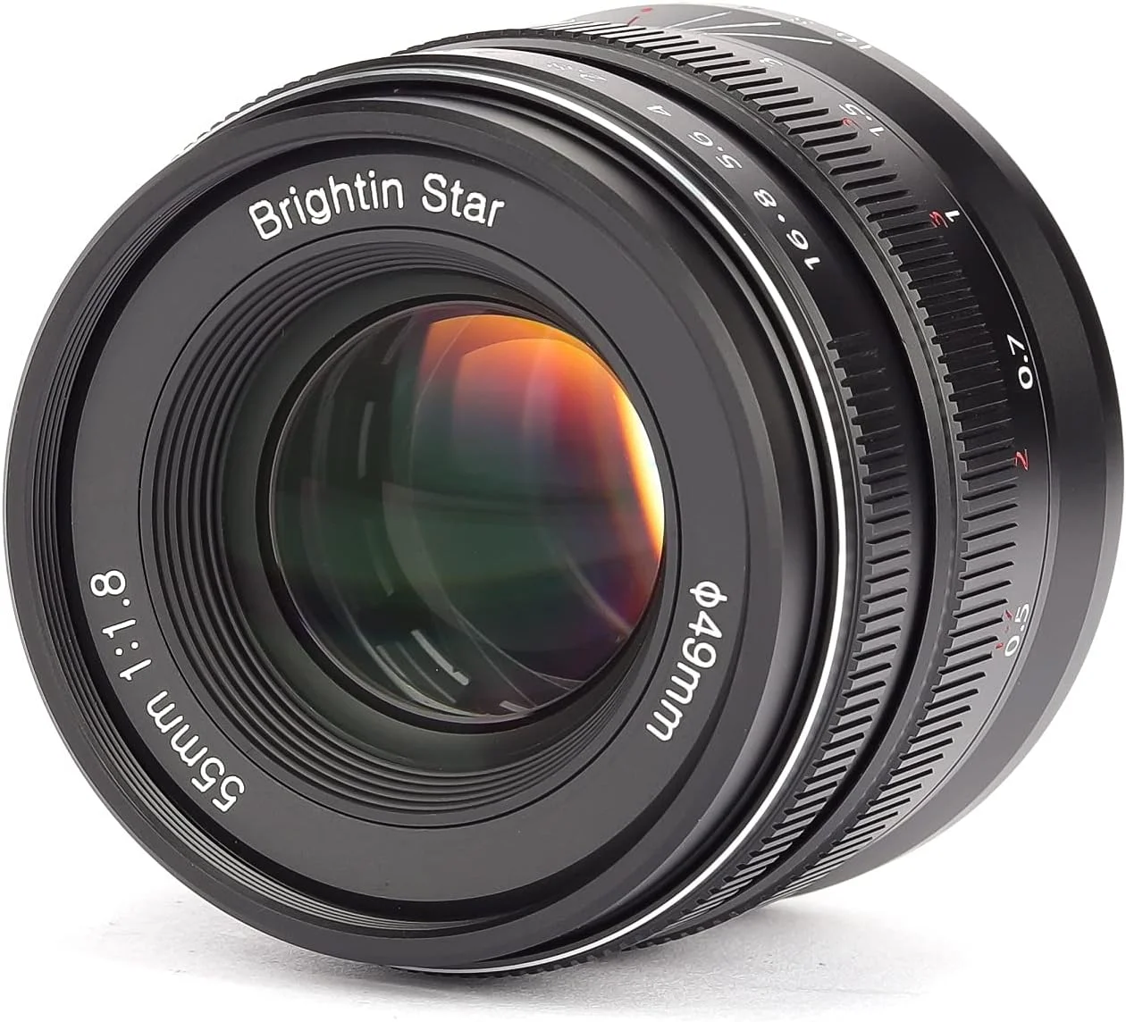 لنز دوربین بدون آینه Brightin Star 55mm F1.8 با فوکوس دستی و دهانه Nikon Z، لنز استاندارد با دیافراگم باز، مناسب برای Z-6II, Z-7II, Z5, Z50, Z9, Z-FC, Z30 (مشکی)