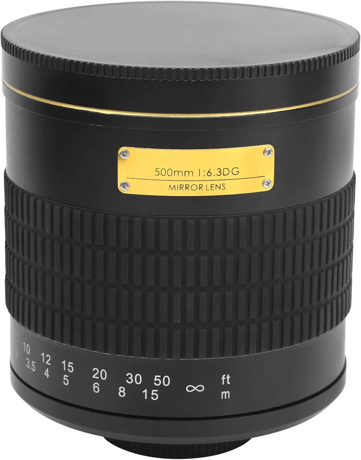 لنز تله فوتو آینه ای 500 میلی متری F6.3 Cryfokt برای دوربین های SLR با مانت EF، پوشش چند لایه MC برای سرکوب لنز، مناسب برای عکاسی معماری و شخصیت (مشکی)
