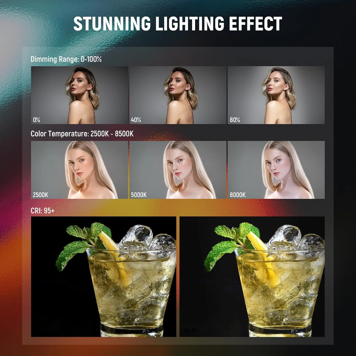 چراغ RGB دستی NEEWER، میله چراغ LED مغناطیسی قابل حمل برای عکاسی، یوتیوب، TikTok، وبلاگ، نور ویدئو، 2500K-8500K، نور کامل رنگی قابل تنظیم CRI95، باتری 2550mAh، 17 حالت، 1 عدد، TL20C