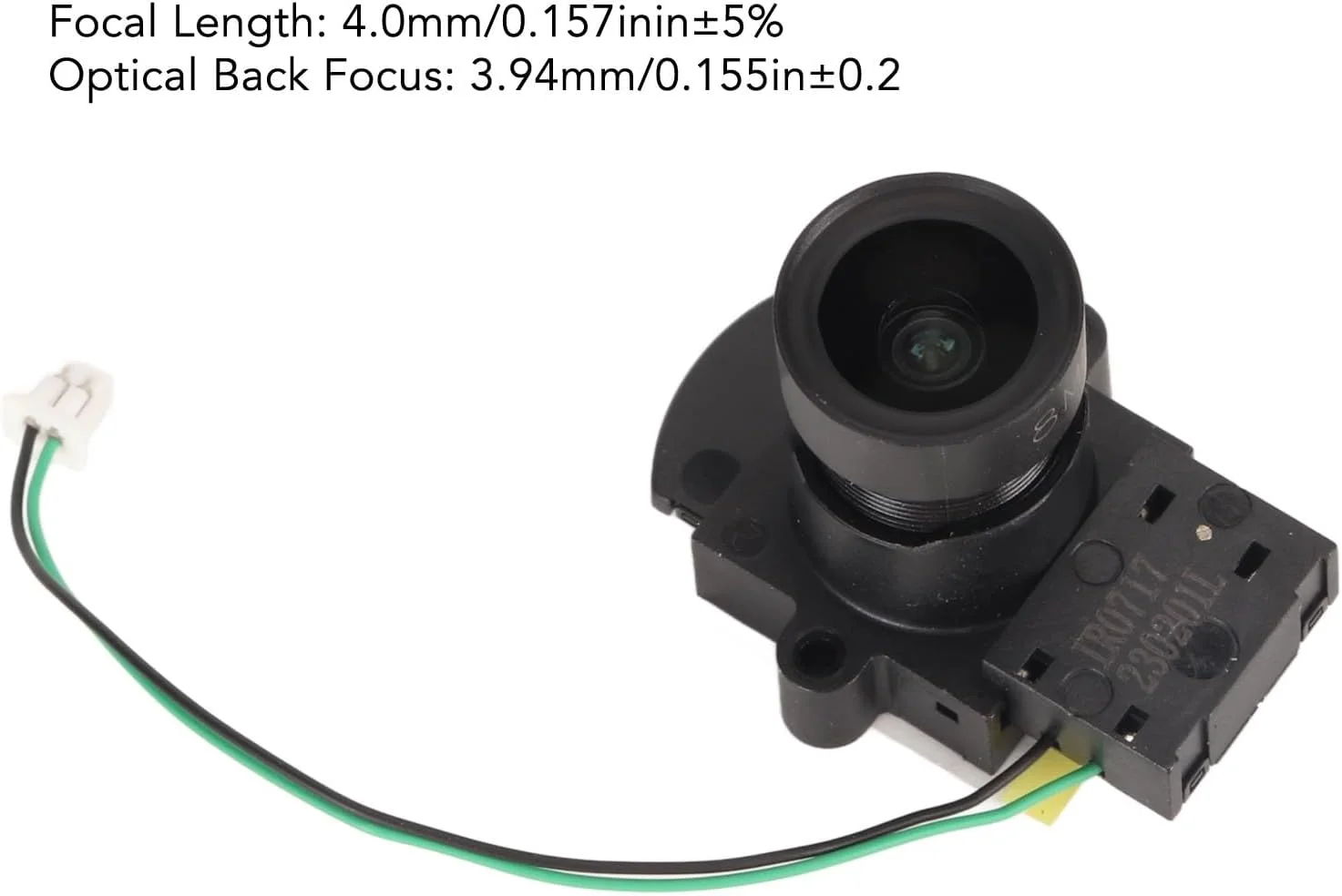 لنز پرایم Cryfokt F1.0، نصب و جداسازی آسان، زاویه دید باز 104 درجه، لنز فیکس فوکوس حرفه ای 8 مگاپیکسلی جهانی برای دوربین های امنیتی