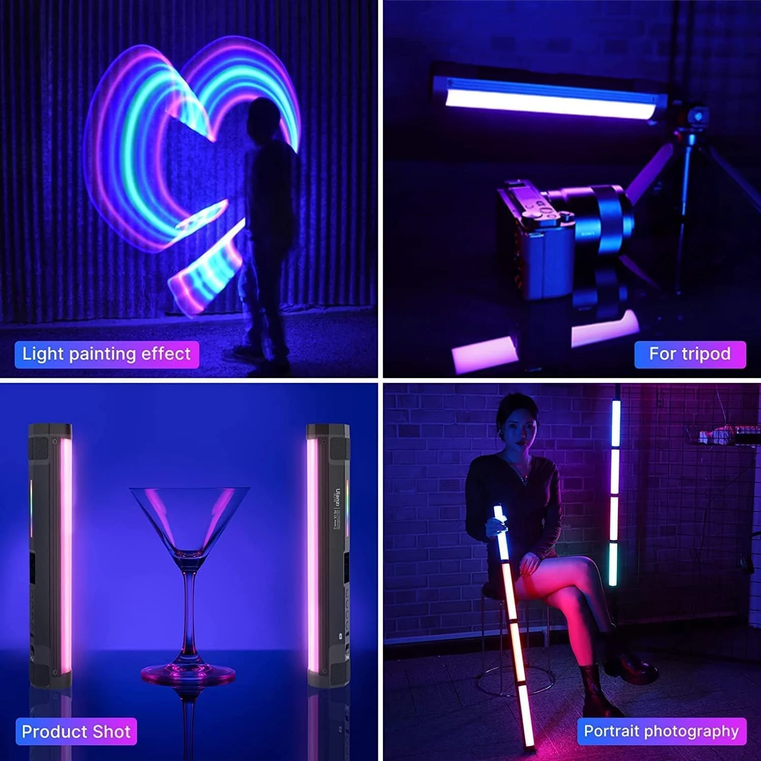 لامپ لوله ای RGB مدل Ulanzi VL110