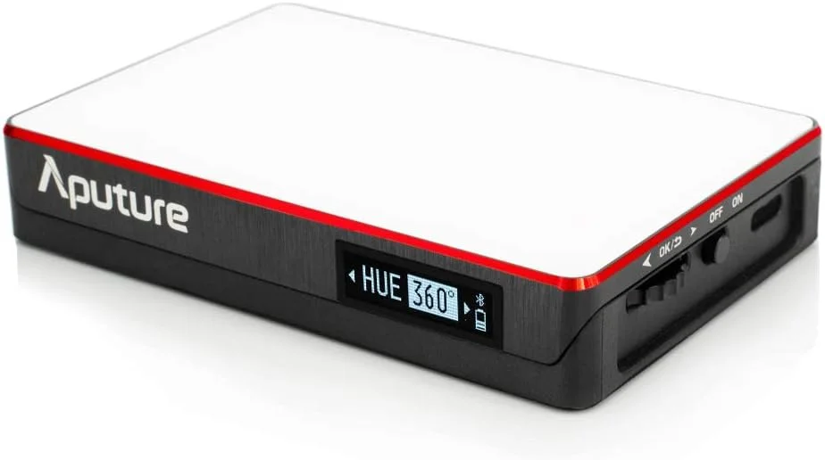 نور فیلمبرداری RGBWW آپچر مدل MC با کنترل کامل رنگ HSI و محدوده دمای رنگی 3200K-6500K و اپلیکیشن Sidus Link