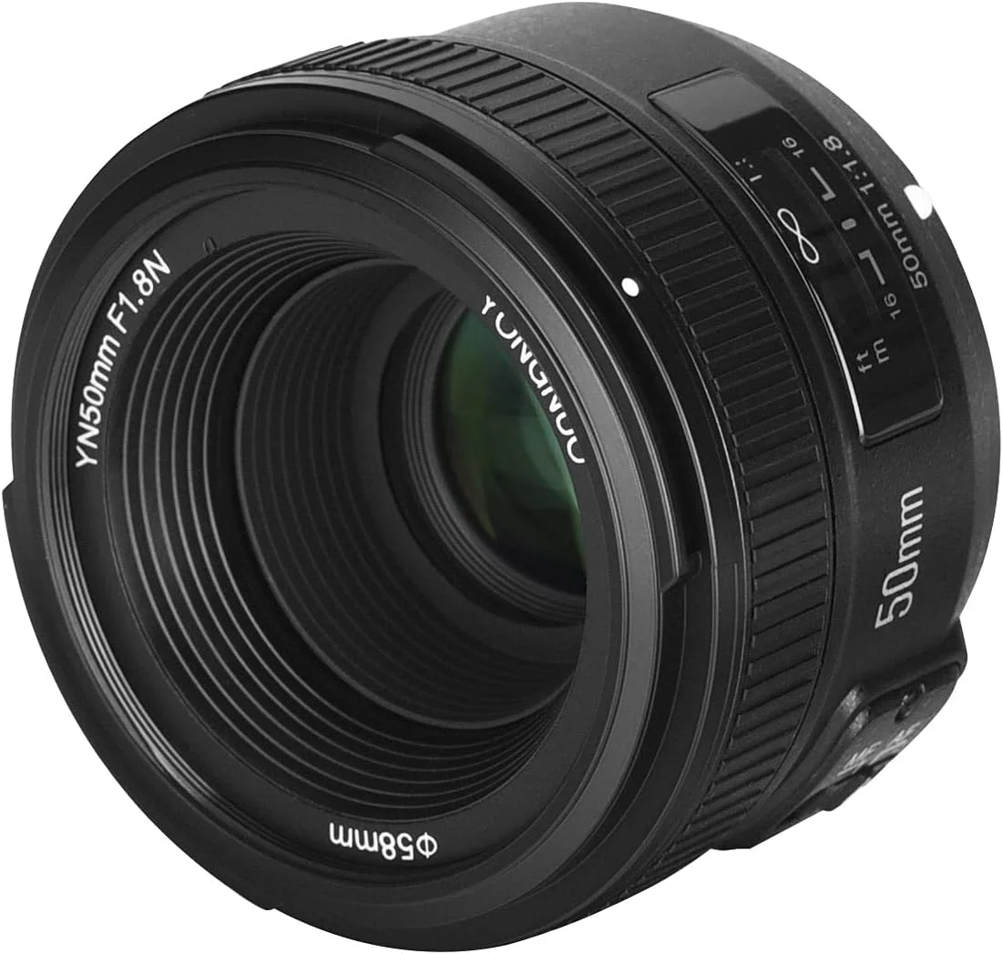 لنز 50mm F1.8 AF مورلیان، لنز استاندارد پرایم با دیافراگم بزرگ، فوکوس خودکار/دستی برای دوربین های DSLR نیکون