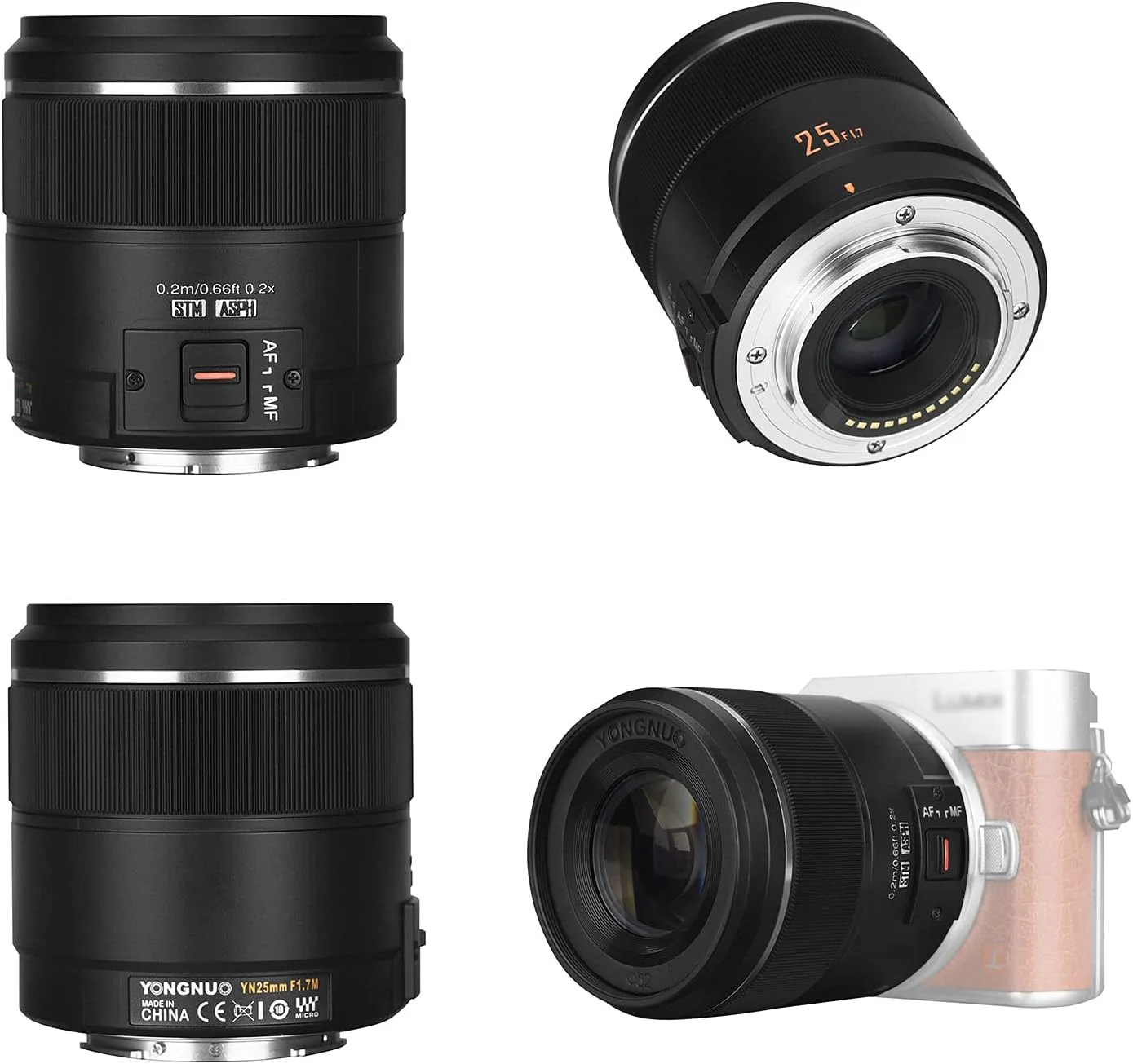 لنز پرایم دوربین مورلیان YN25mm F1.7M با فوکوس خودکار/دستی و دیافراگم باز، مانت میکرو 4/3، جایگزین برای پاناسونیک G100/GH5/G9/G95/G85/GX9/GX85/GF10/GF9 و الیمپوس E-M5 II III/E-M10 III IV/PEN-F/ لنز پرایم دوربین مورلیان YN25mm F1.7M با فوکوس خودکار/دستی و دیافراگم باز، مانت میکرو 4/3، جایگزین برای پاناسونیک G100/GH5/G9/G95/G85/GX9/GX85/GF10/GF9 و الیمپوس E-M5 II III/E-M10 III IV/PEN-F/