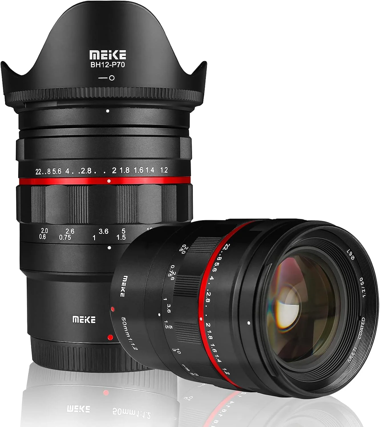 لنز 50mm F1.2 با دیافراگم بزرگ و فوکوس دستی Meike برای دوربین های با مانت Z