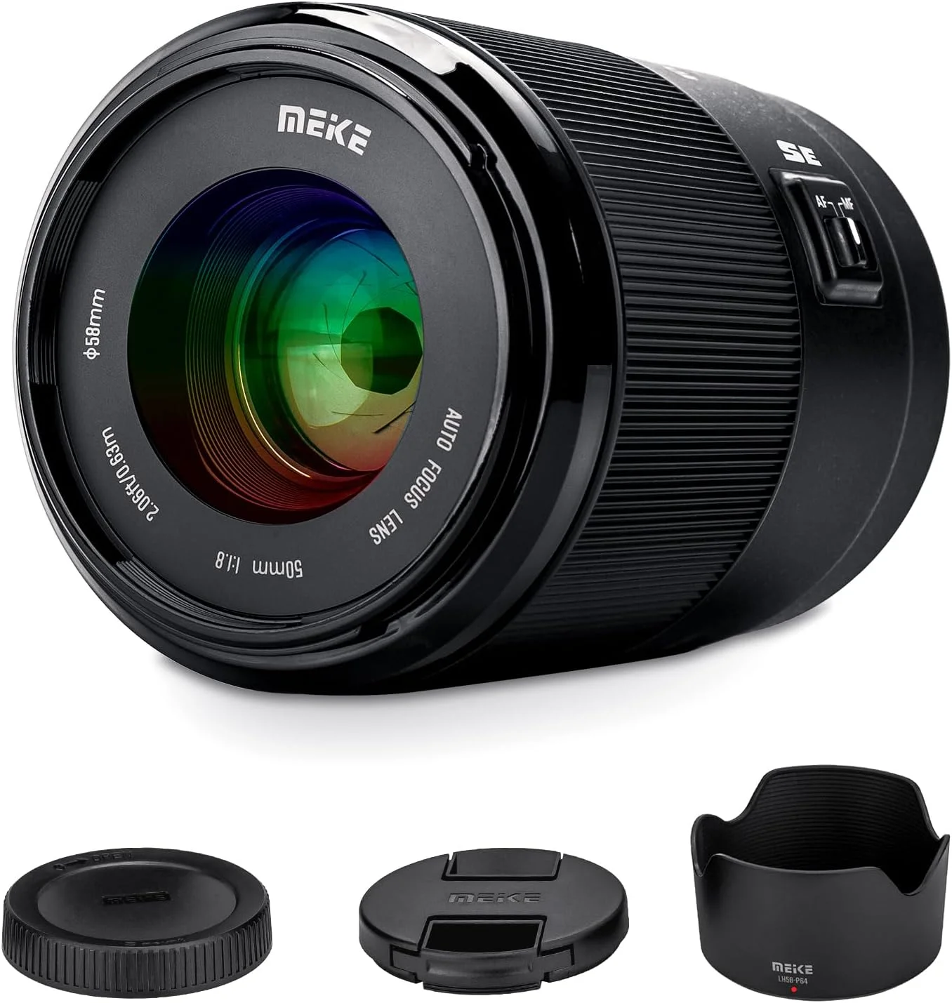 لنز پرایم 50mm F1.8 فول فریم با فوکوس خودکار STM Meike برای دوربین های بدون آینه نیکون Z مانت: Z30, Z50, Z5, Z6, Z7, Z6II, Z7II, Z9, Zfc