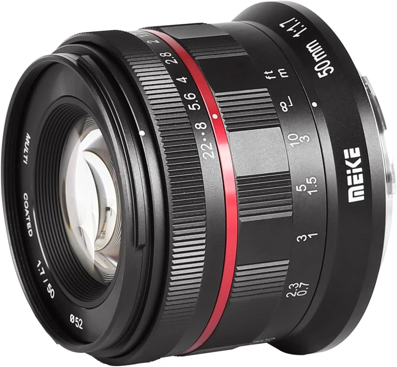 لنز پرایم 50mm F1.7 فول فریم با فوکوس دستی Meike سازگار با دوربین های Z Mount مدل های Z5 Z6 Z7 Z30 Z50